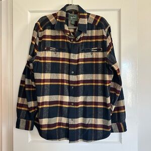 Woolrich Organic Cotton Men’s Heavyweight Flannel Shirt